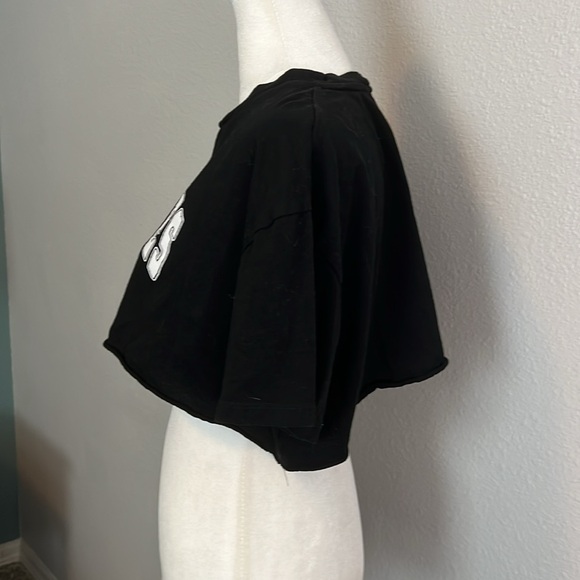 Princess Polly Los Angeles Cropped Tshirt Size 4 - Picture 4 of 7